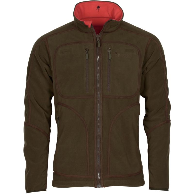 Pinewood Furudal Reversible Fleece Jacket H.Brown/Red XL
