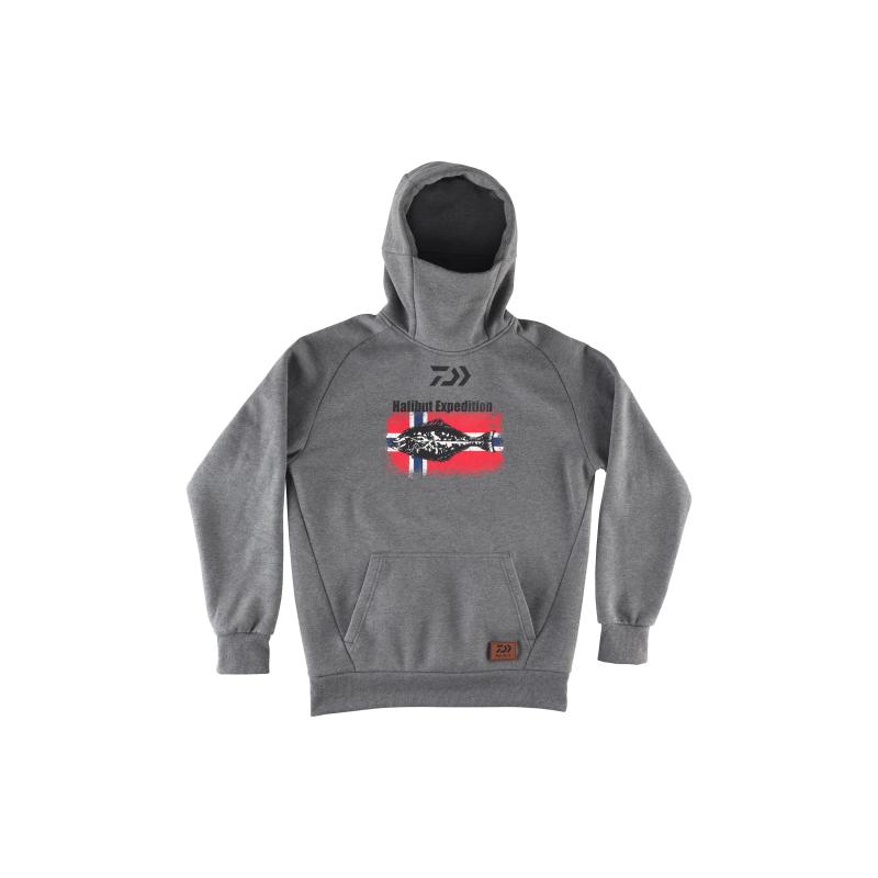 Daiwa D-Vec Snood Hoodie Nor grau L