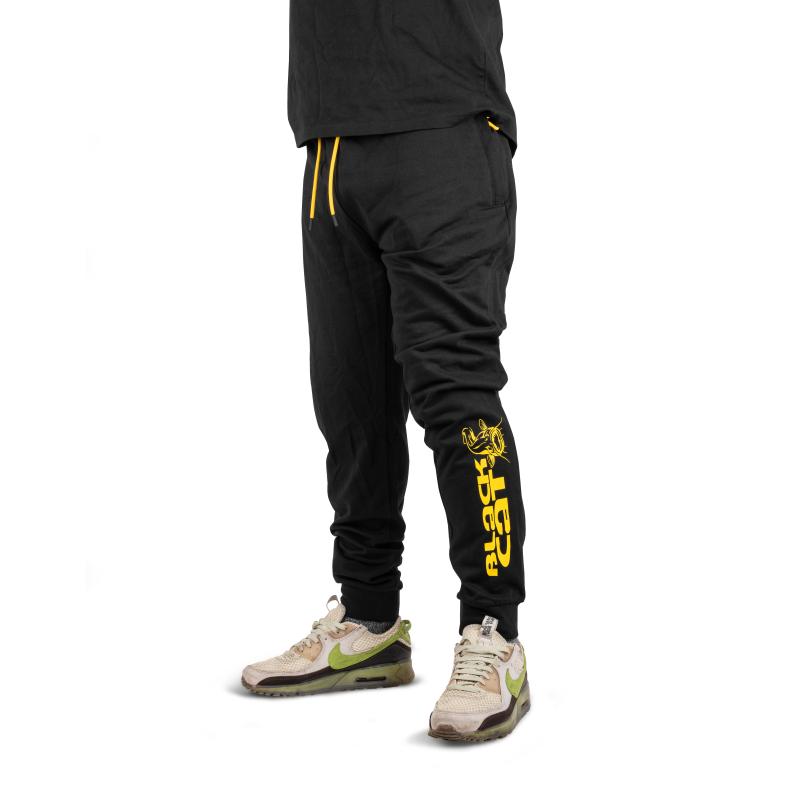 Black Cat Black Joggers Large