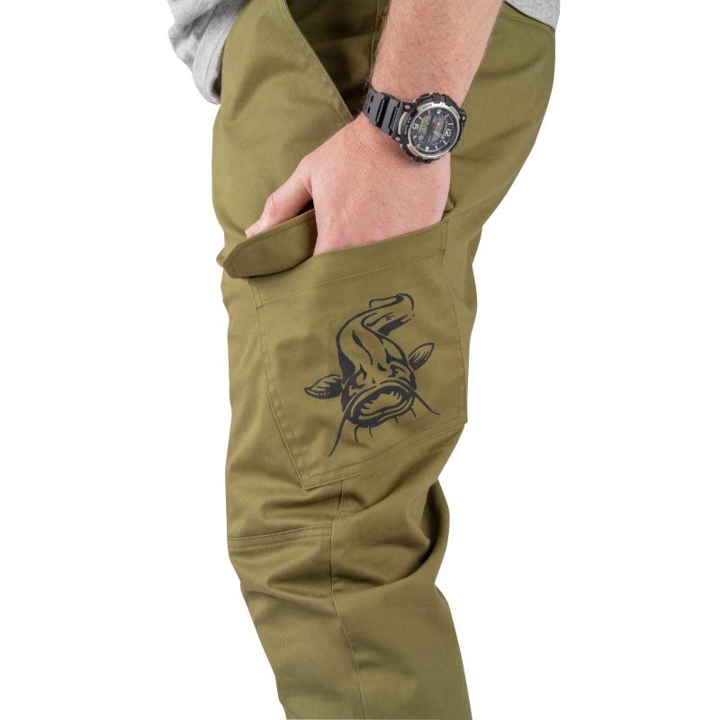 Black Cat Cargo Trousers Large