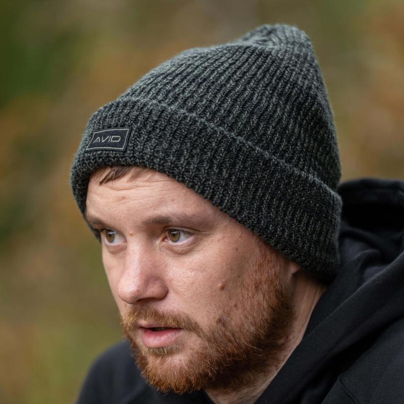 Marl Knit Beanie - Green