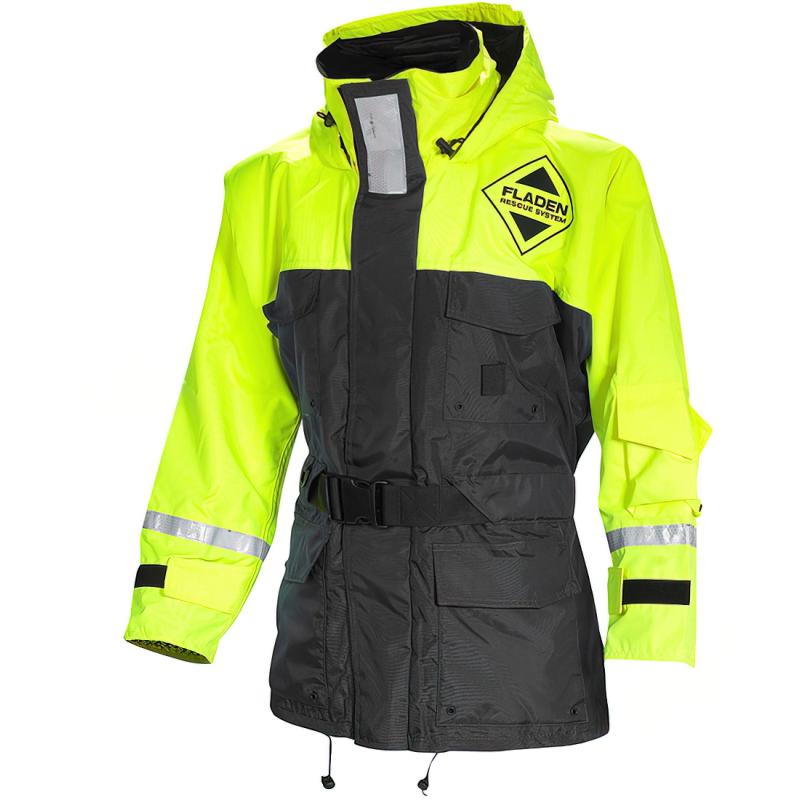 FLADEN Floatation Jacke 846 Schwarz/Gelb Gr&ouml;&szlig;e M