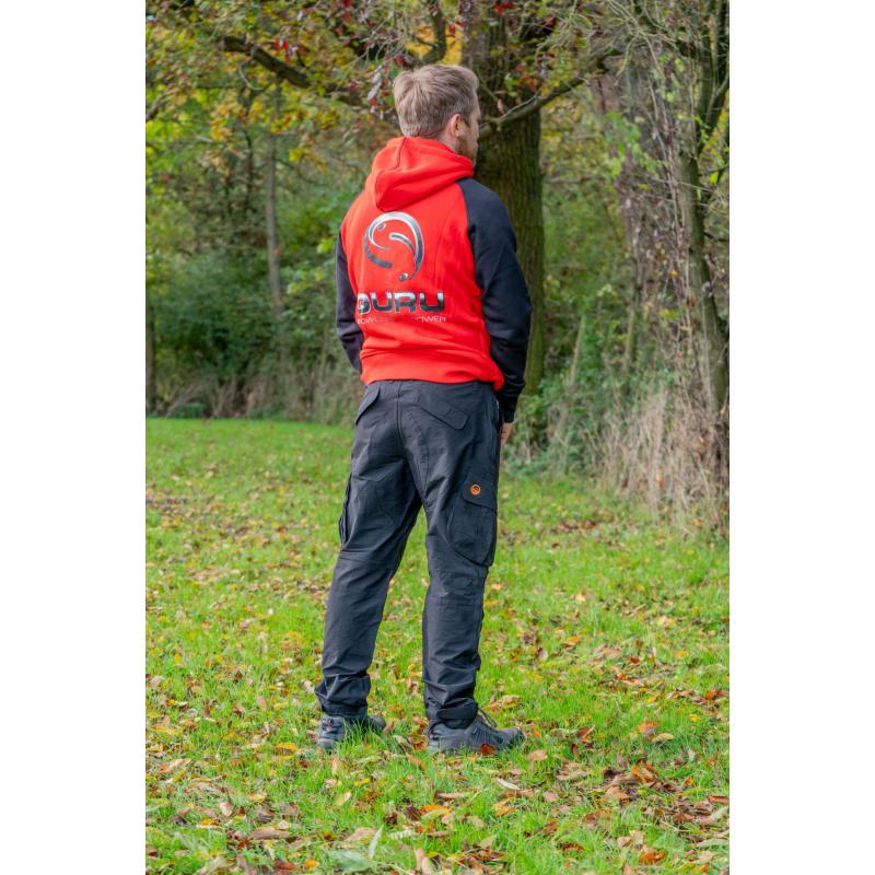 Guru Hoodie Red/Black XXXL