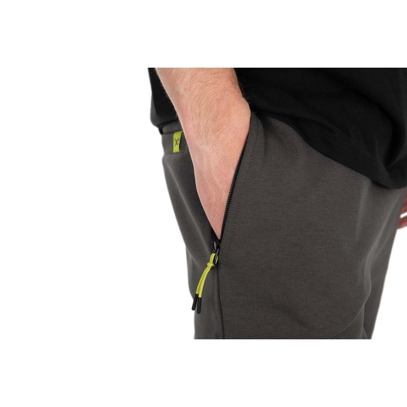Matrix Jogger Shorts Grey/Lime (Black Edition) - S