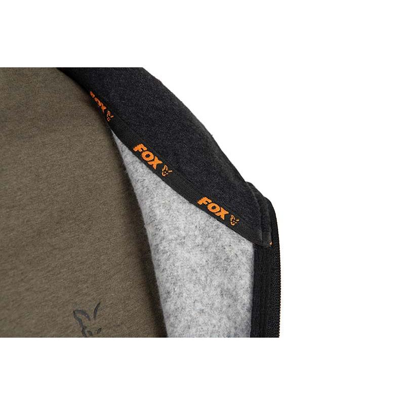 Fox Collection LW Hoody - Black / Orange - S