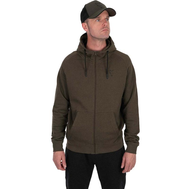 Fox Collection LW Hoody - Green / Black - S