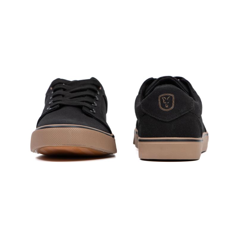 Fox Black Canvas Shoe UK 7/EU 41