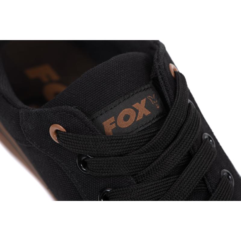 Fox Black Canvas Shoe UK 7/EU 41