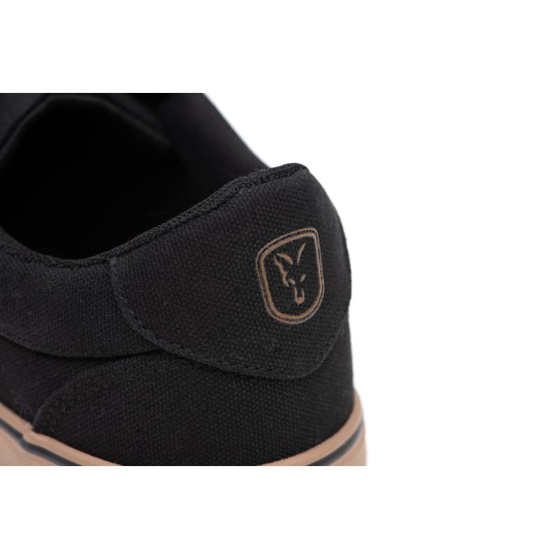 Fox Black Canvas Shoe UK 7/EU 41