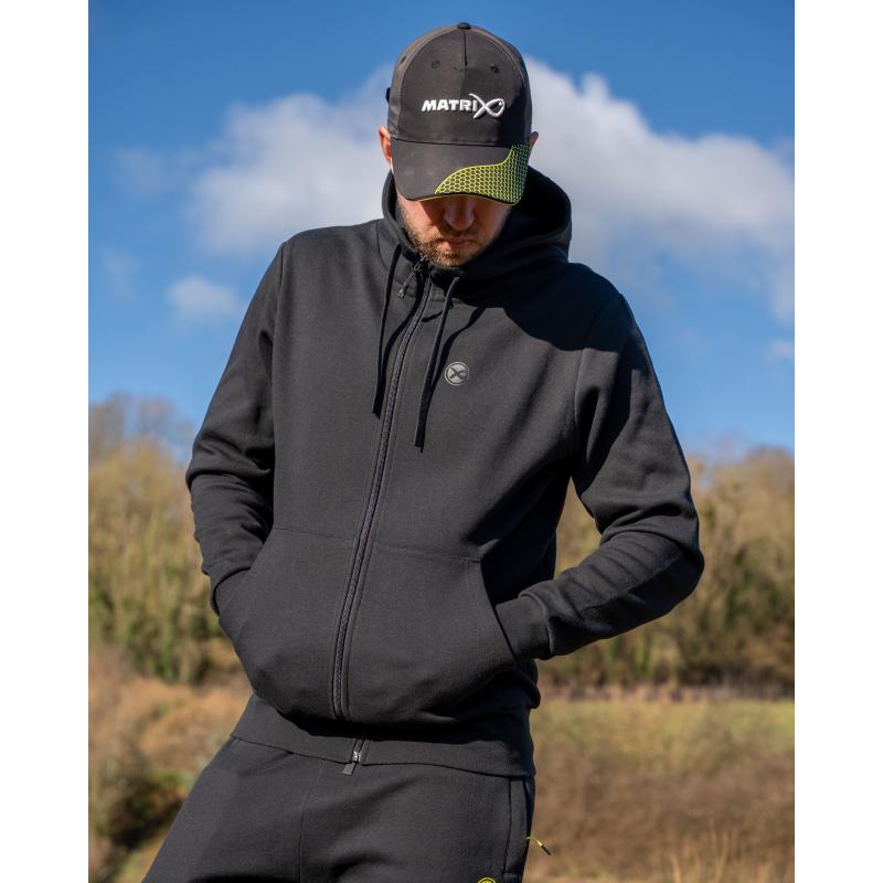Matrix Black Stealth Zip Hoody L
