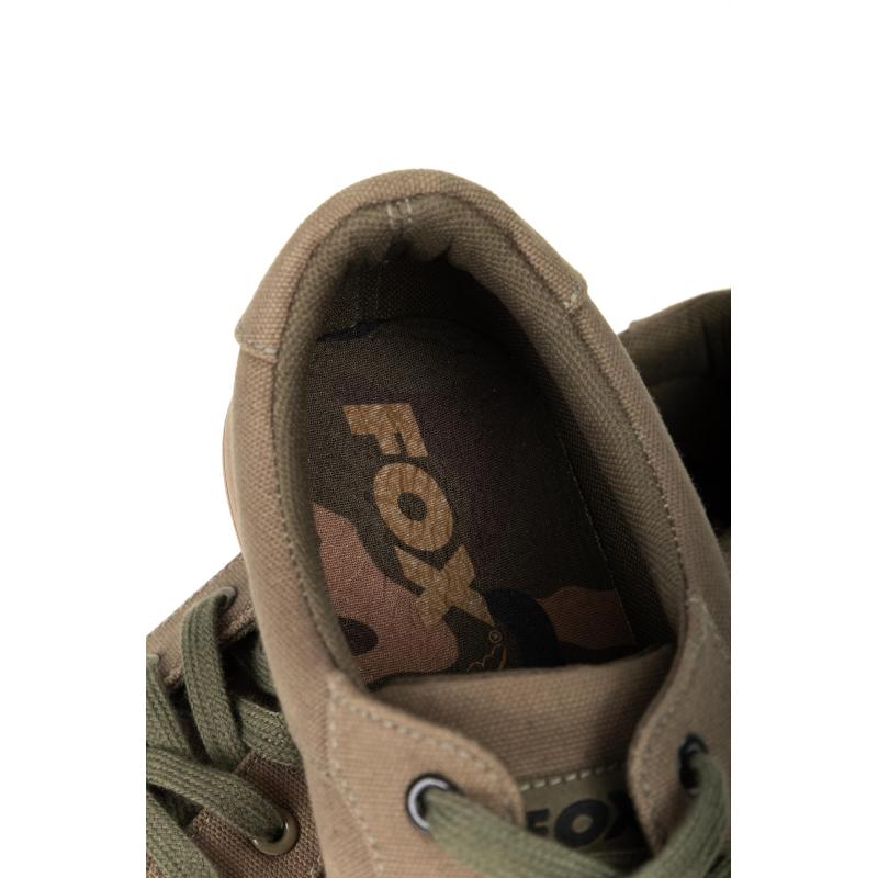 Fox Khaki Canvas Shoe UK/EU 9 / 43
