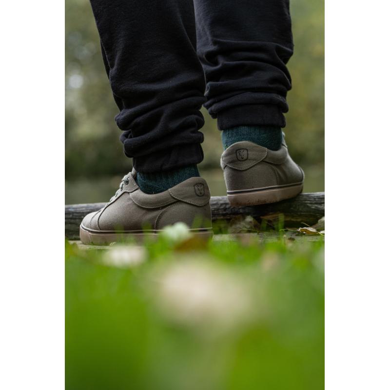Fox Khaki Canvas Shoe UK/EU 10 / 44