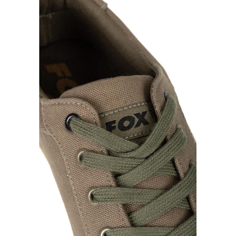 Fox Khaki Canvas Shoe UK/EU 11 / 45