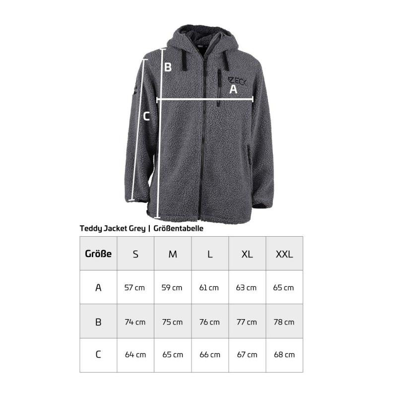 Zeck Teddy Jacket ZECK Grey M