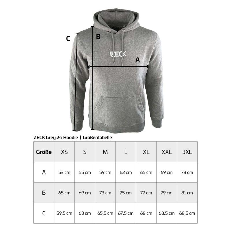 Zeck ZECK Hoodie Grey 3XL