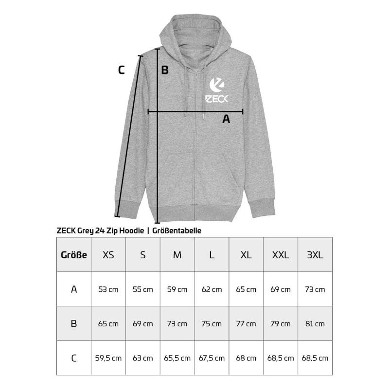Zeck ZECK Zip Hoodie Grey S