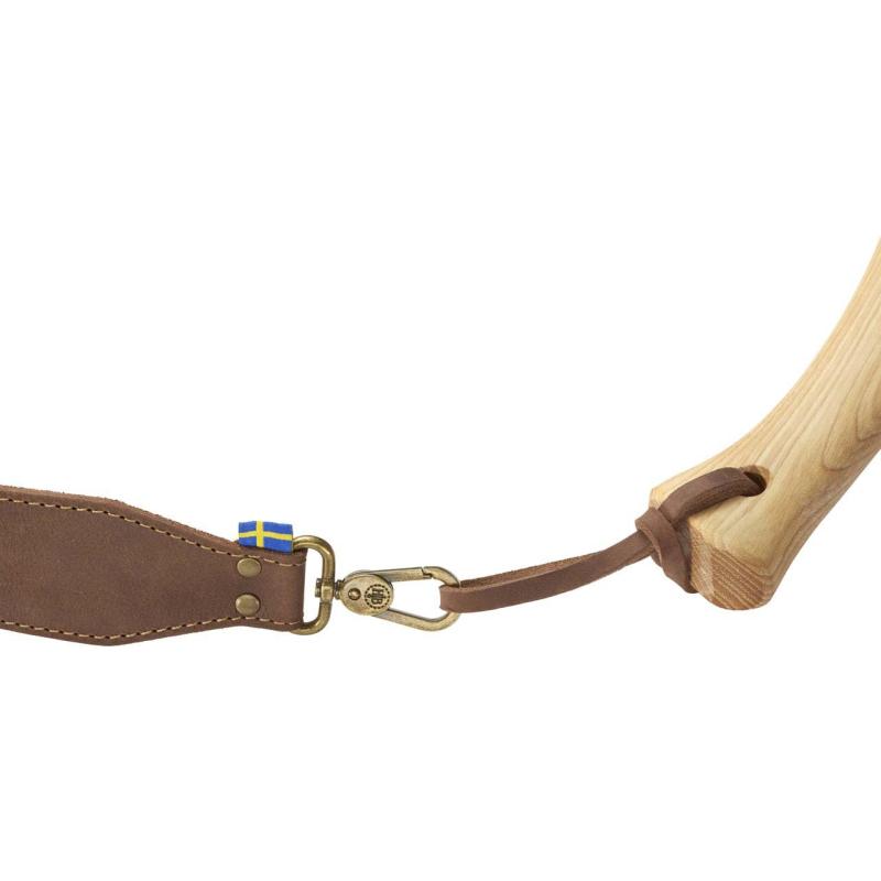 Hultafors Axtschlinge F&uuml;r Dvardala Axt, Leder, L&auml;nge Von 900 Bis 1100 Mm Verstellbar, Zwei Karabiner