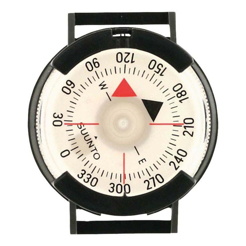 Suunto M-9 Black/Nh Armbandkompass, 360 Grad, Drehbare Kapsel, Klettverschl., Leuchtende Skalensch.
