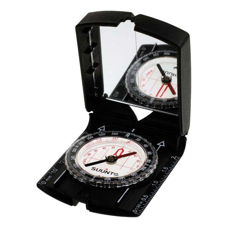 Suunto Mcb Nh Spiegelkompass 360 Grad, Peilloch, Deklinationsskala, Notpfeife, Schwimmf&auml;hig