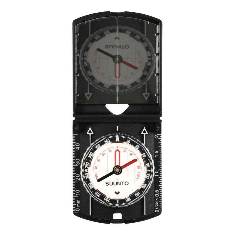 Suunto Mcb Nh Spiegelkompass 360 Grad, Peilloch, Deklinationsskala, Notpfeife, Schwimmf&auml;hig
