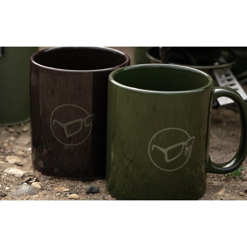 Korda Mug Glasses Logo Olive