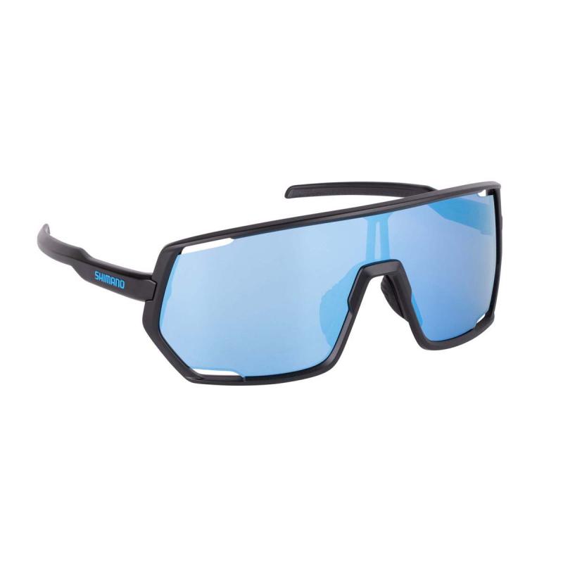Shimano Eyewear Lesath Matte Black - Blue Mirror